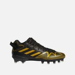 ADIDAS Men’s Freak 22 Football Cleats, Black/Gold Metallic