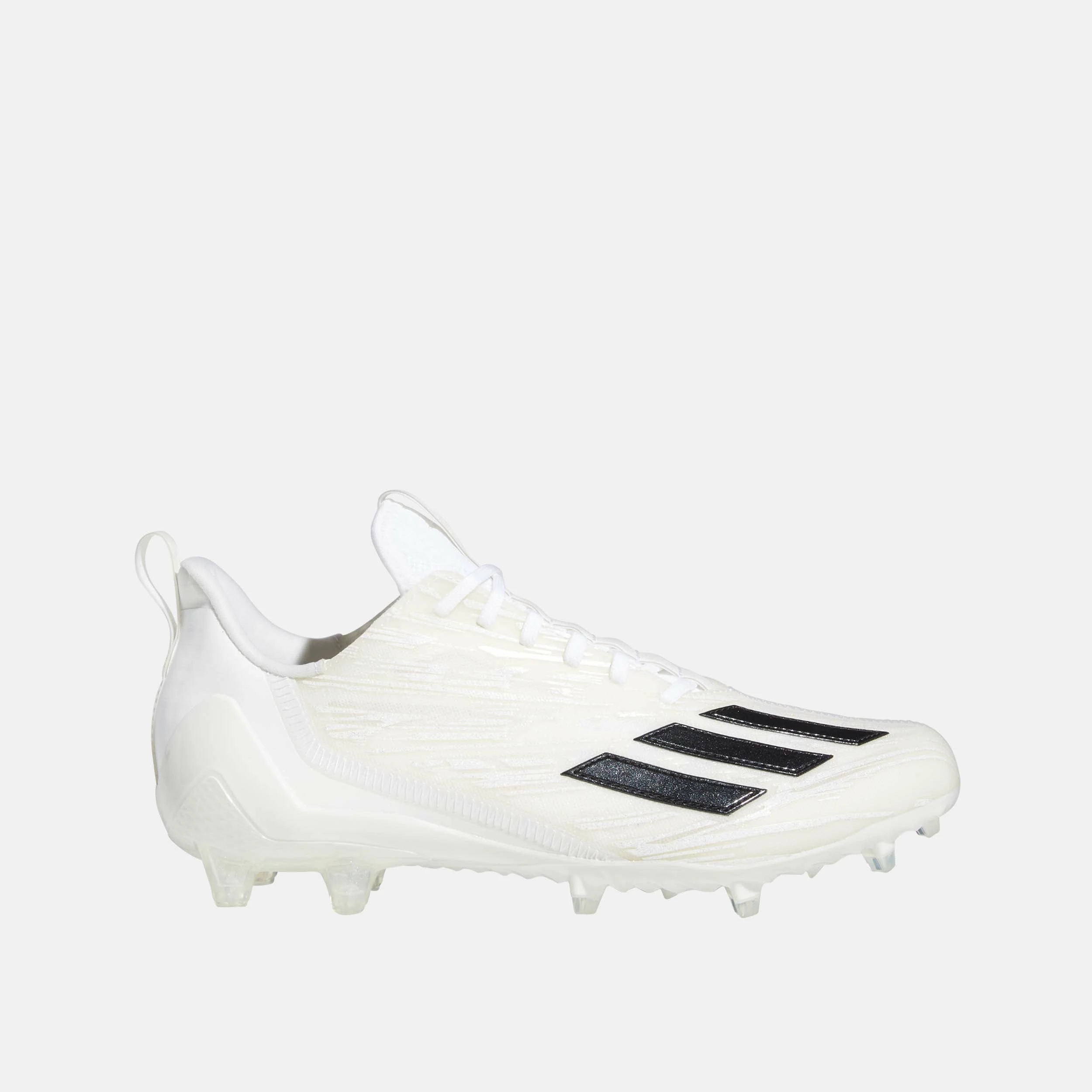 ADIDAS Men's Adizero Football Cleats, White/Black 1 ADIDAS Men's Adizero Football Cleats, White/Black