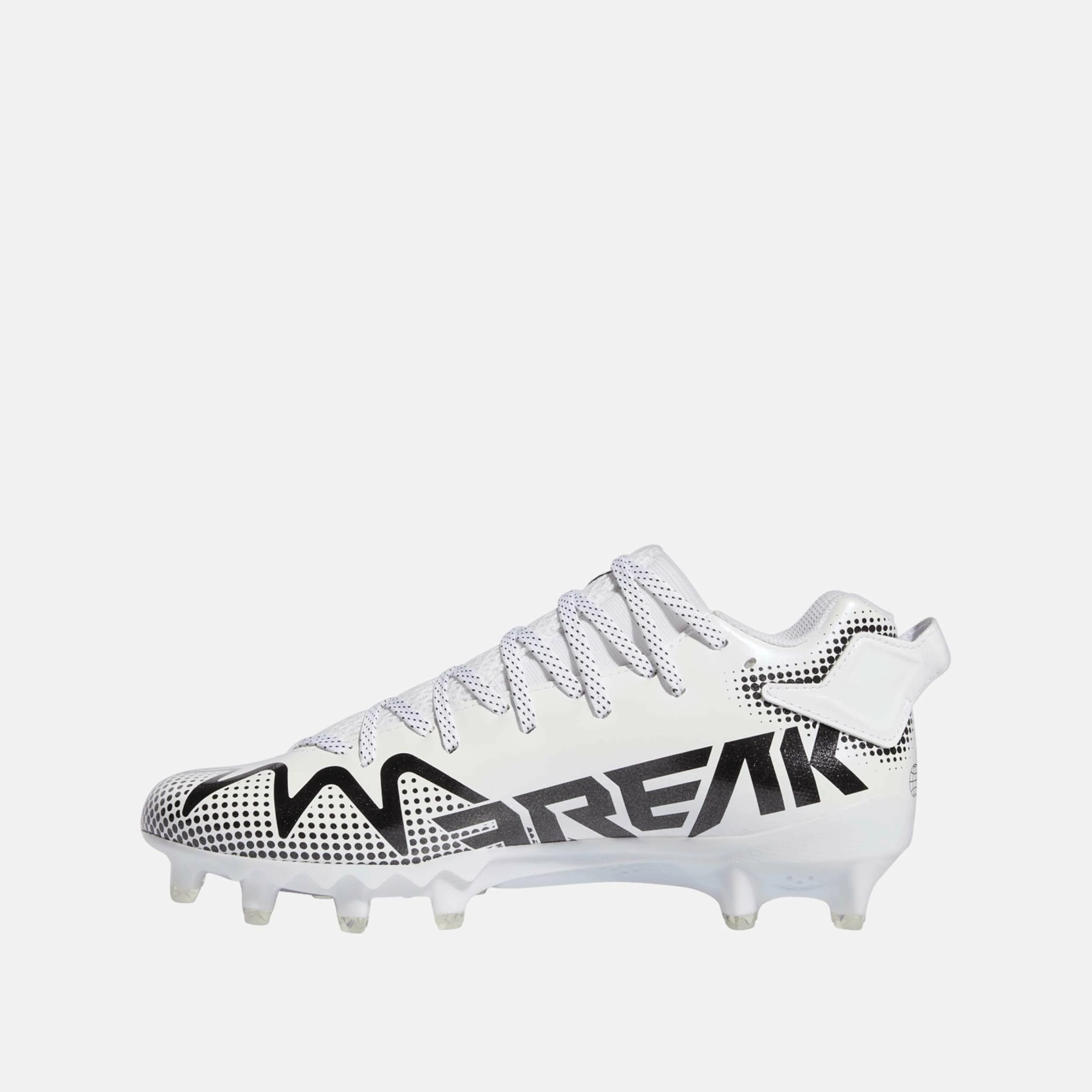 ADIDAS Men’s Freak 22 Football Cleats, White/Black 2 ADIDAS Men’s Freak 22 Football Cleats, White/Black - Image 2