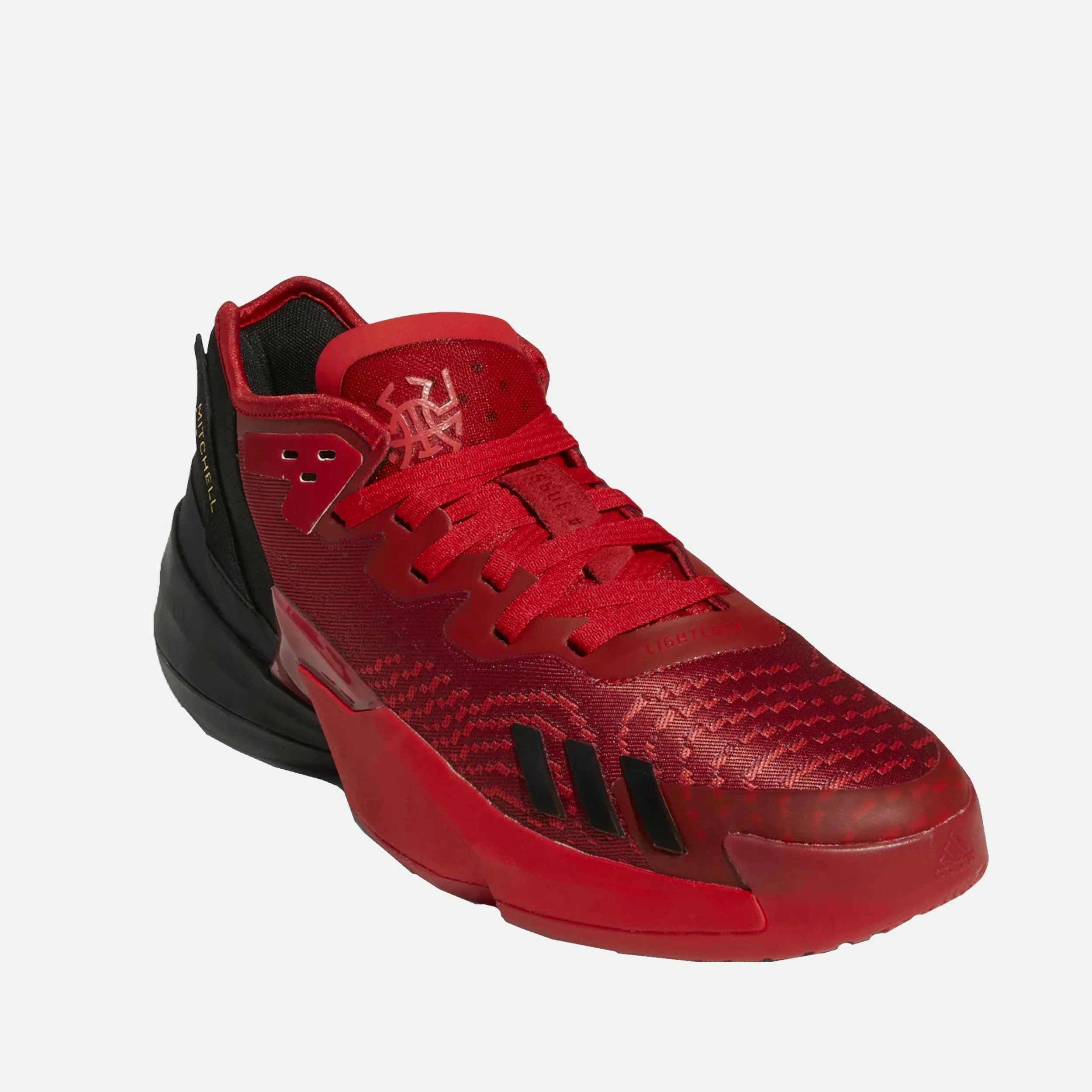 ADIDAS Men's D.O.N. Issue #4 Basketball Shoes, Vivid Red 2 ADIDAS Men's D.O.N. Issue #4 Basketball Shoes, Vivid Red - Image 2