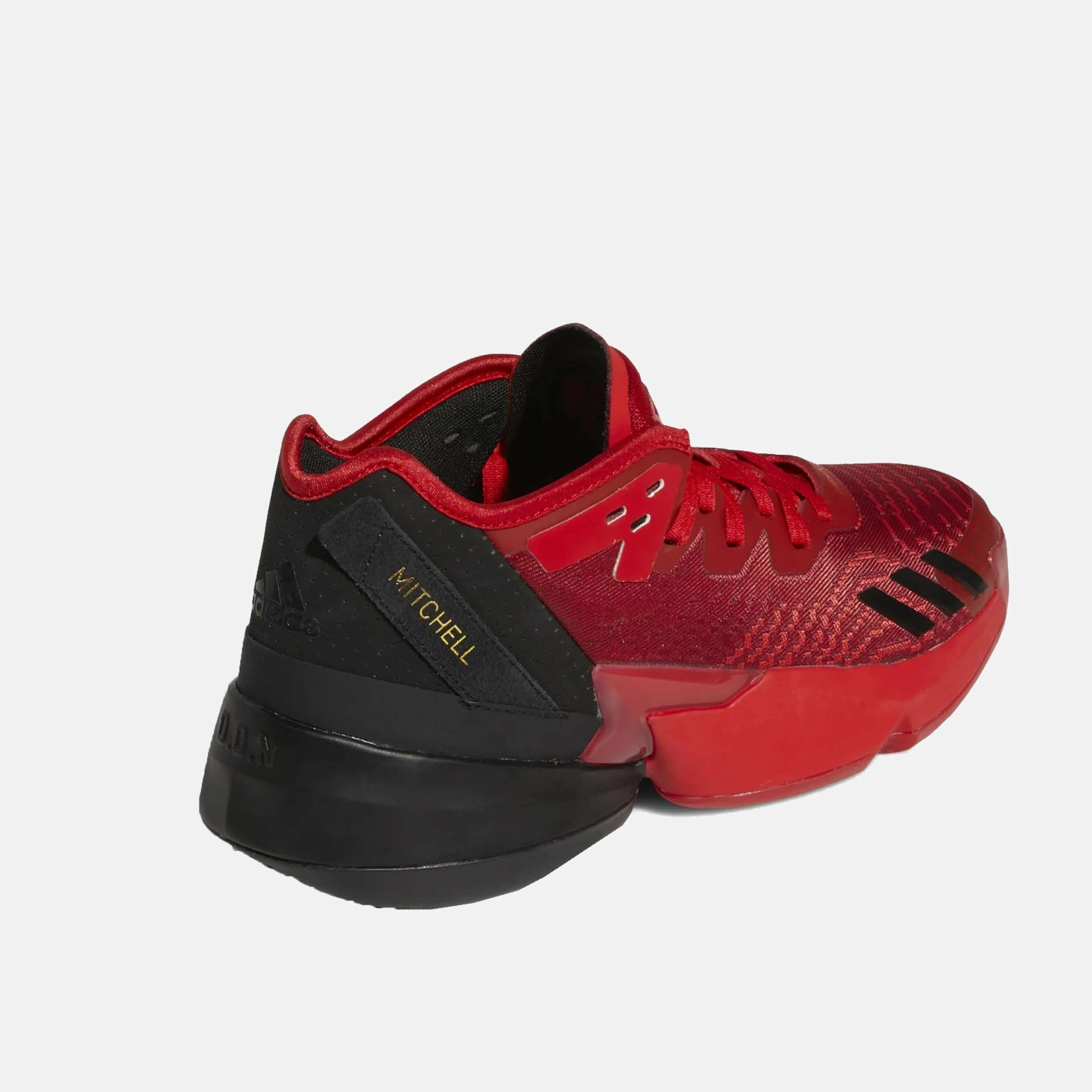 ADIDAS Men's D.O.N. Issue #4 Basketball Shoes, Vivid Red 3 ADIDAS Men's D.O.N. Issue #4 Basketball Shoes, Vivid Red - Image 3