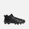 ADIDAS Kids’ Freak Spark Mid Football Cleats, Black/Night Metallic