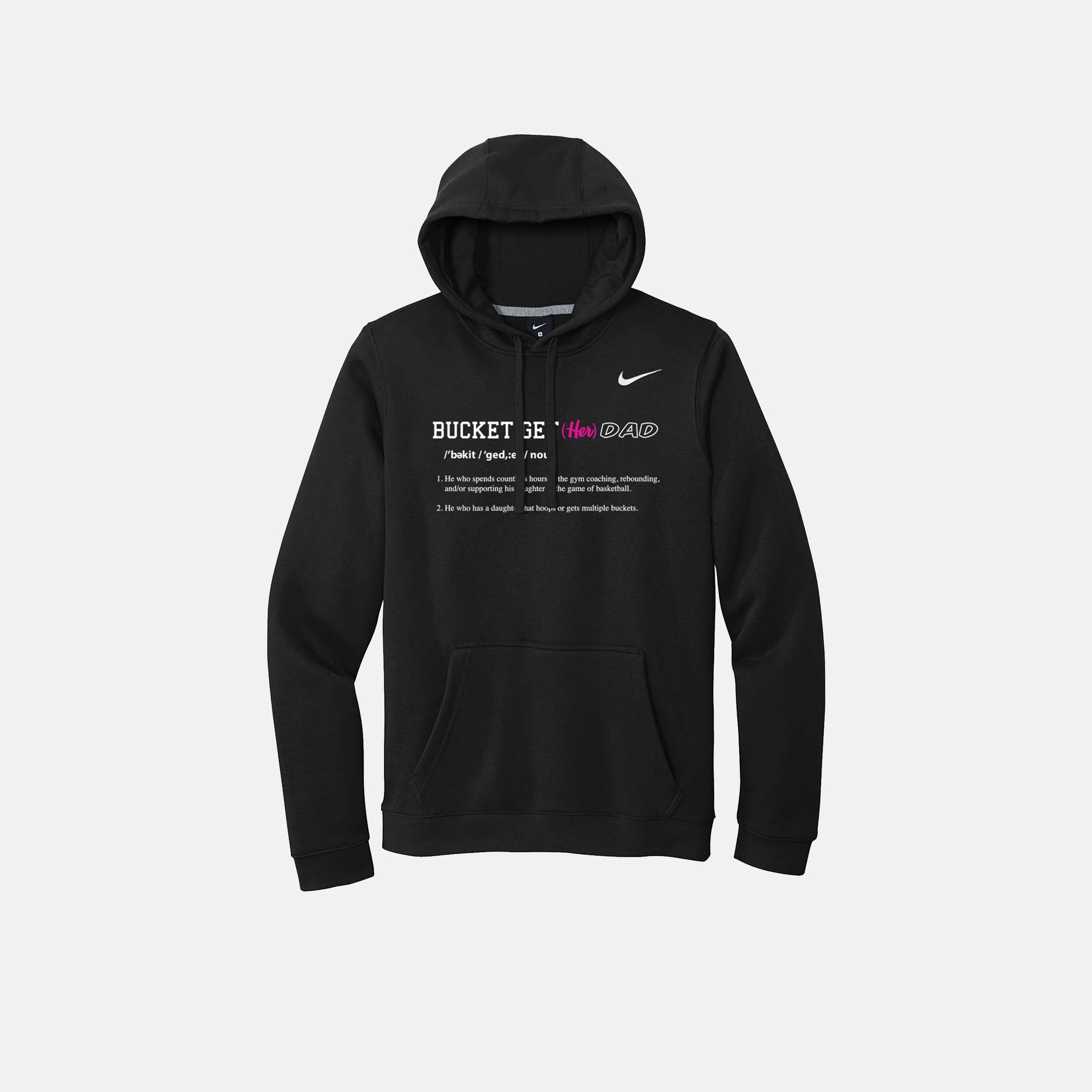 Bucket Get(Her) Dad Definition Hoodie, Black 1 Bucket Get(Her) Dad Definition Hoodie, Black