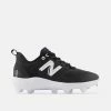 New Balance Men's Fresh Foam 3000 V6 Molded Baseball Cleat, Black/White