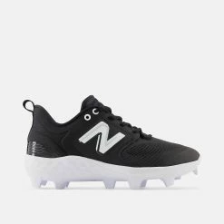 New Balance Men's Fresh Foam 3000 V6 Molded Baseball Cleat, Black/White