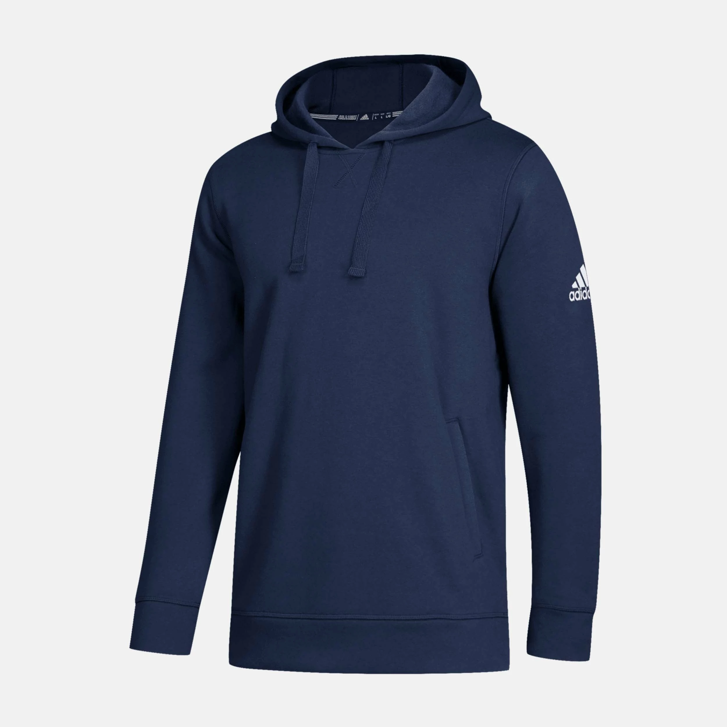 ADIDAS Men's Fleece Hood, College Navy 1 ADIDAS Men's Fleece Hood, College Navy