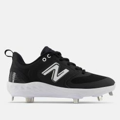 New Balance Women's Fresh Foam X Velo V3 Metal Softball Cleats, Black/White