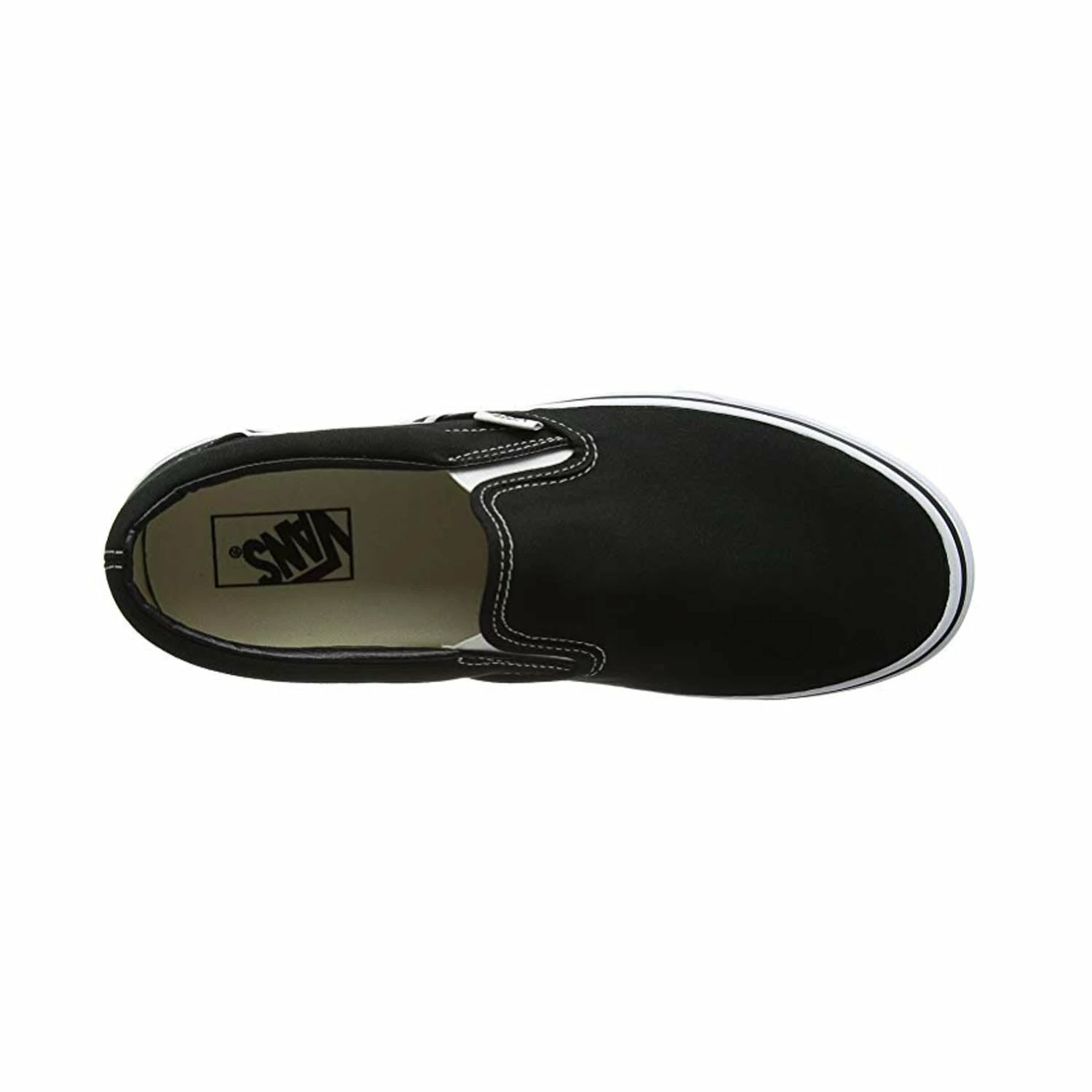 Vans Classic Slip-On Black Skate/Casual 2 Vans Classic Slip-On Black Skate/Casual - Image 2