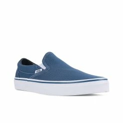 Vans Classic Slip On Navy Skate/Casual 17 Vans Classic Slip On Navy Skate/Casual -Running Shop vn000eyenvy 4 8