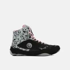 Yes Athletics Women's Defiant1 Wrestling Shoe, Pink/Grey