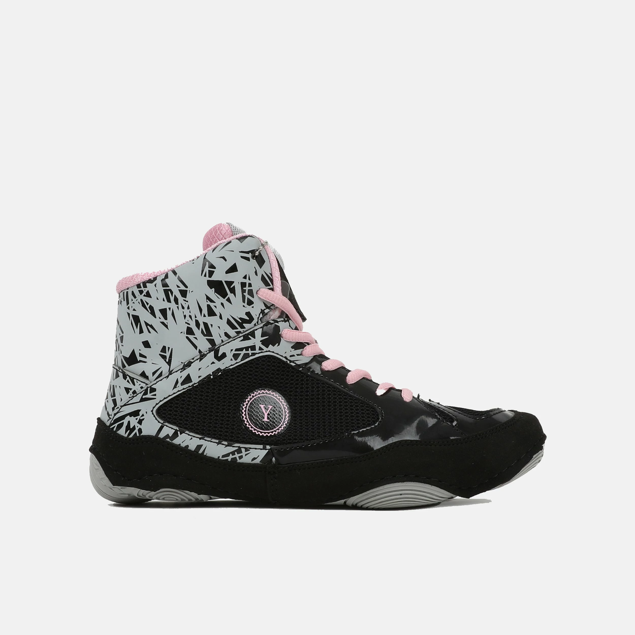 Yes Athletics Women's Defiant1 Wrestling Shoe, Pink/Grey 1 Yes Athletics Women's Defiant1 Wrestling Shoe, Pink/Grey