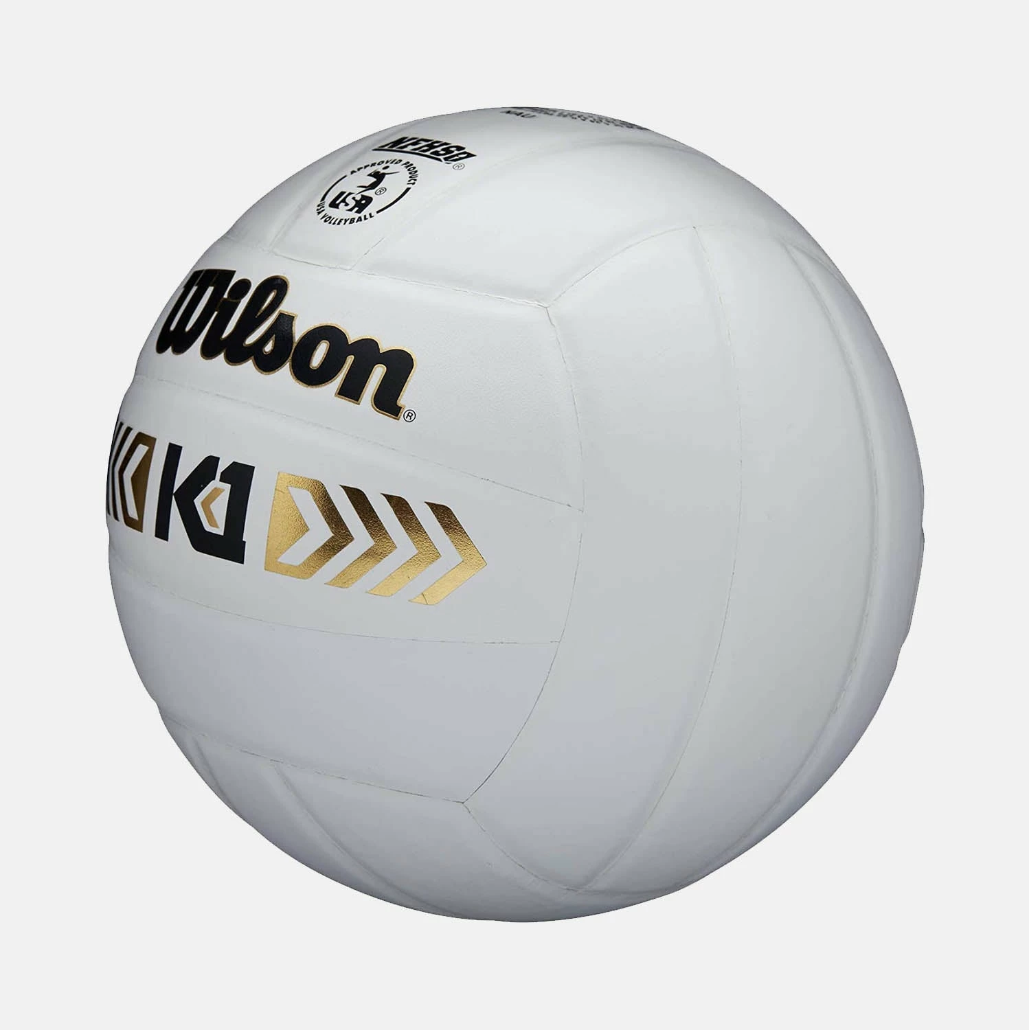 Wilson K1 Silver Volleyball, White 1 Wilson K1 Silver Volleyball, White